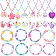 thumbnail image 1 of Set de Joyería Charm Sureio 24 Piezas para Niñas - Collar, Anillo y Pulsera Unicornio, 1 of 7