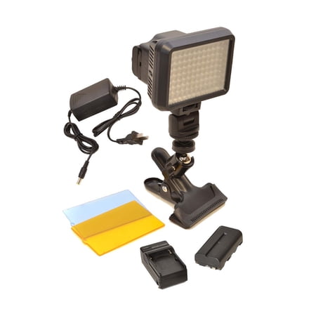 UPC: 0741147951182 | Bescor XT96 On-Camera Light Kit with Battery  Charger  and Clamp