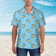 thumbnail image 4 of Goofa Sea Turtle Hawaiian Shirt for Men, Unisex Summer Beach Casual Short Sleeve Button Down Shirts,Aloha Tropical Floral print shirt-Small, 4 of 9