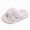 L101-White, variant on CAUYDY Girls Fluffy Soft Plush Cross Band Slippers Kids Open Toe Memory Foam House Shoes(L101-Black,32)