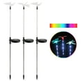 thumbnail image 3 of Solar Powered LED Colorful Outdoor Waterproof Stake Lights, Solar Energy, Light Sensing, RGB Color ChangingGarden Stake Lights for Lawn, Garden, Courtyard,, 3 of 7