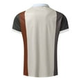 thumbnail image 5 of Sngxgn Shirts for Men Fit Short Sleeve Print Polo Shirt(Grey,L), 5 of 5