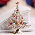 thumbnail image 6 of Teissuly Women Christmas Tree Brooch Fashion Scarf Clip Christmas Gift Party Wedding, 6 of 7