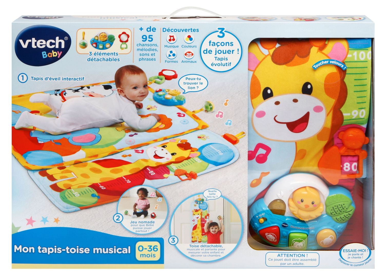 VTech Giggle & Grow Jungle Playmat - French Version