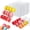 36, variant on 36 Macaron Boxes Clear Plastic Storage Containers Macaroon Packaging Display Trays For Cookie Wedding Party Gifts