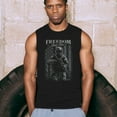 thumbnail image 4 of Freedom Isn't Free Muscle Shirt American Hero Patriotic Soldier DD 214 POW MIA Military Warrior Veterans Day Men's, 4 of 7