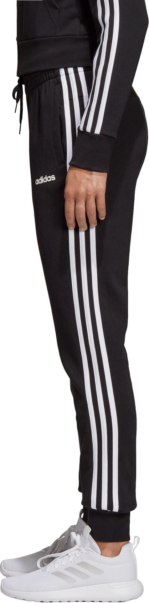 women's adidas fleece striped jogger pants