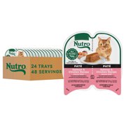 Nutro Perfect Portions Twin-Pack Tray Salmon & Chicken Recipe Grain Free Natural Wet Cat Food Pate, 2.64 oz., Case of 24