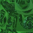 thumbnail image 1 of Ahgly Company Machine Washable Indoor Square Transitional Deep Emerald Green Area Rugs, 7' Square, 1 of 7