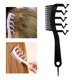 thumbnail image 3 of Peine de dientes anchos para el cabello, peine de cola de rata esponjoso, costura de cabello húmedo y seco, peine de costura de cabello en forma de Z, , negro Baoblaze Peine de peluquería, 3 of 7