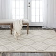 thumbnail image 2 of Alora Decor Ava Brown 7'9"X9'9" Tufted Wool Rug, 2 of 3