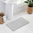 thumbnail image 3 of (4 pack) Better Homes & Gardens Ultra Soft Polyester Bath Rug, 23"x39", Soft Silver, 3 of 7