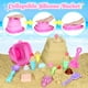 thumbnail image 2 of Set de juguetes de playa Meaicezli, cubo de arena plegable con palas, 2 of 7