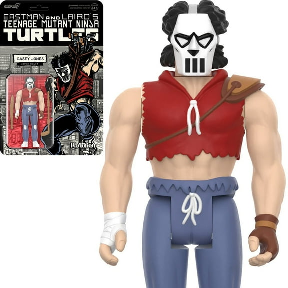 TMNT Casey Jones (Comic Color) 3 3/4-Inch ReAction Figure