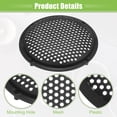 thumbnail image 4 of Unique Bargains 2 Pcs 5" Car Speaker Grills Cover Mesh 5 Inch Audio Subwoofer Protector with Mounting Screws ABS Black, 4 of 6