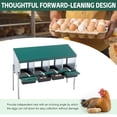 thumbnail image 3 of Chicken Nesting Box, 4 Compartments with Leg Chicken Laying Box, Nesting Box with Easy Egg Collection, Wall Mount or Free Standing, with Lid Cover to Protect Eggs, 3 of 8
