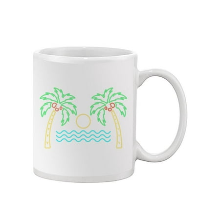 

Summer Beach Neon Mug - SPIdeals Designs