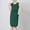 Green, variant on pstuiky Maternity Holiday Dress Summer Solid Color Drop Shoulder Mid-Length Dress Leisure Slim Fit Sleeveless Dresses Pregnancy Clothes
