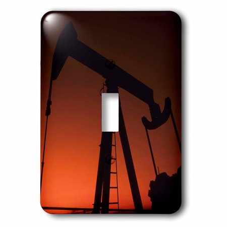 3dRose Industry, Oil rig, Tulsa, Oklahoma - US37 BBA0001 - Bill Bachmann, 2 Plug Outlet Cover