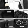thumbnail image 6 of 2 Pcs Black Drawstring Gym Bag for Men & Women, Waterproof Drawstring Swim Bag with Shoe Compartment, Small Beach Sports Backpack for Soccer, Basketball, Volleyball, 6 of 7