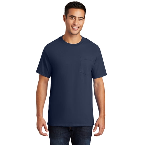 Port & Company? - Camiseta b?sica con bolsillo. PC61P Puerto & Compa??a PC61P