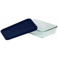 thumbnail image 1 of World Kitchen Plat Rectangulaire de Rangement 3 Tasses avec Couvercle en Plastique 6017471 - Lot de 6, 1 of 4