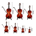 thumbnail image 5 of Tiny Violin Keychain with Sound Mini Violin Toy Set Plays Sad Music Smallest Violin Model Mini Crying Story Teller Portable Miniature Violin, 5 of 6