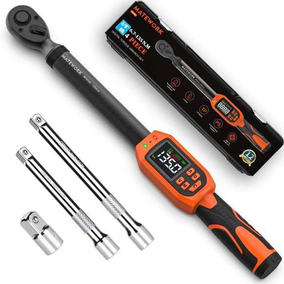 Llave dinamométrica digital Matework de 3/8" 6,7-135 Nm ±1%