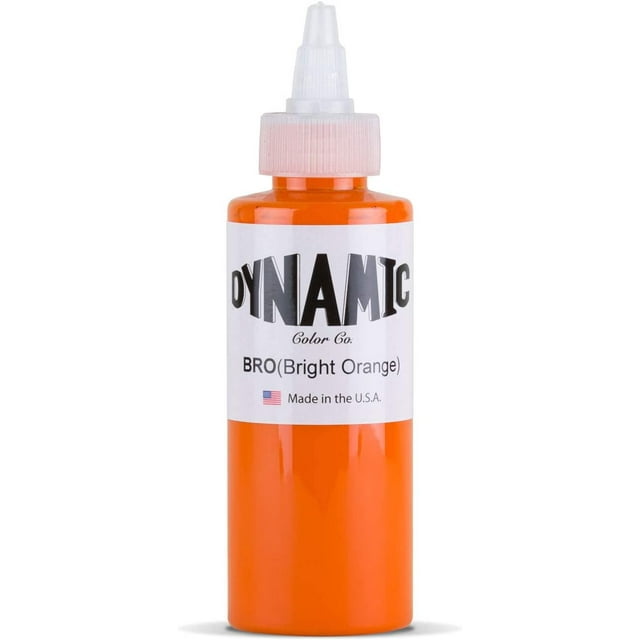 Dynamic Color Tattoo Ink 1oz Bright Orange