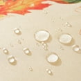 thumbnail image 7 of SASTYBALE 60" Round Tablecloth - Turkey & Pumpkin, Spillproof for Fall Thanksgiving, 7 of 7