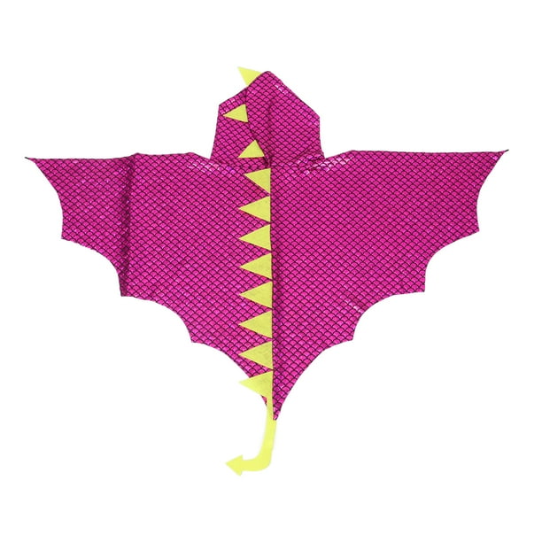 ColoMX Capa de dinosaurio para niños, capa con capucha de dragón, disfraz de Halloween, capa elegante de Navidad, disfraz de Cosplay
