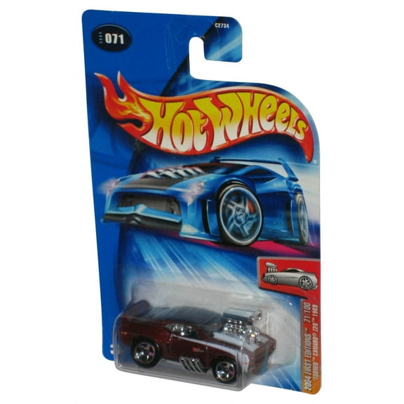 Hot Wheels 2004 First Editions 71/100 Red Tooned Camaro Z28 1969 Toy Car #071