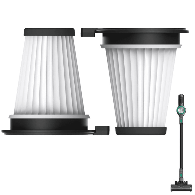 2 filtros HEPA VACUSHOP para aspiradora inalámbrica de mano Wyze. Repuestos.