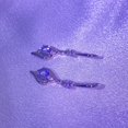 thumbnail image 6 of Dangle Earrings for Women,Created Leverback Sterling Silver Plated Drop Zircon Earrings Jewelry Gifts, 6 of 6