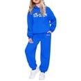 thumbnail image 3 of RTKFRFLM Girls Kids 2-Piece Outfit Printed Hoodie Pants Casual Fashion Playwear 2-14Y, 3 of 3