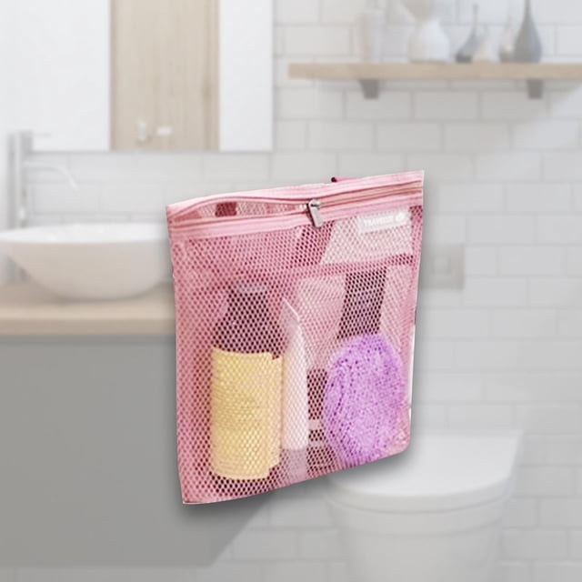 Bolso cosmético portátil del artículo de tocador del organizador del cosmético del bolso del totalizador de la playa de para el día de fiesta Rosa