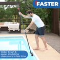 thumbnail image 4 of ProTuff 22" Pool Brush Head – Comes Sturdy Bristles, Tough on Algae, Dirt & Grime – Cleans 3X Faster – Extra-Wide Pool Scrubber Brush with Pole Attachment Option, 4 of 5