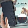 thumbnail image 6 of For Samsung Galaxy A35 5G Litter Panda Embossing Leather Phone Case with RFID Blocking Card Slot Wallet Magnetic Clasp Lanyard Flip Stand Case,Blue,For Galaxy A35 5G, 6 of 9
