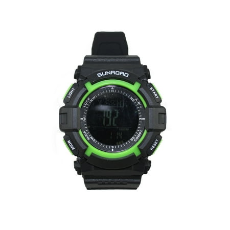 Compass Stopwatch SUNROAD FR822B 3ATM Waterproof Altimeter Compass Stopwatch Barometer Pedometer Outdoor Sports Watch Multifunction ()