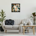 thumbnail image 3 of Stupell Industries Eclectic Floral Pattern Botanical & Floral Painting Black Floater Framed Art Print Wall Art, 25 x 25, 3 of 10