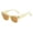 Yellow, variant on Siminsem Unisex Square Sunglasses with Rivets, Fashion Studded Sun Glasses for Men Women, UV Protection Trendy Everyday Shades, Black, One Size