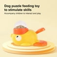 thumbnail image 4 of Yellow Duck Dog toy, interactive Dog toy, 6X3 in Solid Plastic, Food Dispensing, interactive Play, Small Medium Pets, Yellow, 1 Pc, 4 of 8