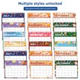 thumbnail image 4 of ViVin Wall Calendar, 8.5*11 Horizontal YO Monthly Calendar, Jul 2026–Dec 2027, Cartoon Holiday Style 2, 18 Months Planner, 4 of 8