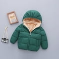 thumbnail image 3 of Hotiary Toddler Baby Winter Fleece Thicken Coats Boys Girls Teddy Bear Hooded Windproof Padded Jacket Outerwear Kids Warm Lined Zipper Down Jacket for 1-7 Years, 3 of 7