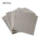 thumbnail image 3 of Uxcell 200pcs Square Checkered Wax Paper Sheets 8.66" x 8.66" para papel de hornear sándwich, marrón, 3 of 7