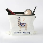 Llama Personalized Makeup Bag