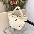 thumbnail image 2 of Bolso Mujer Acolchado Gran Capacidad Hinchado Al Aire Libre (Beige S), 2 of 3