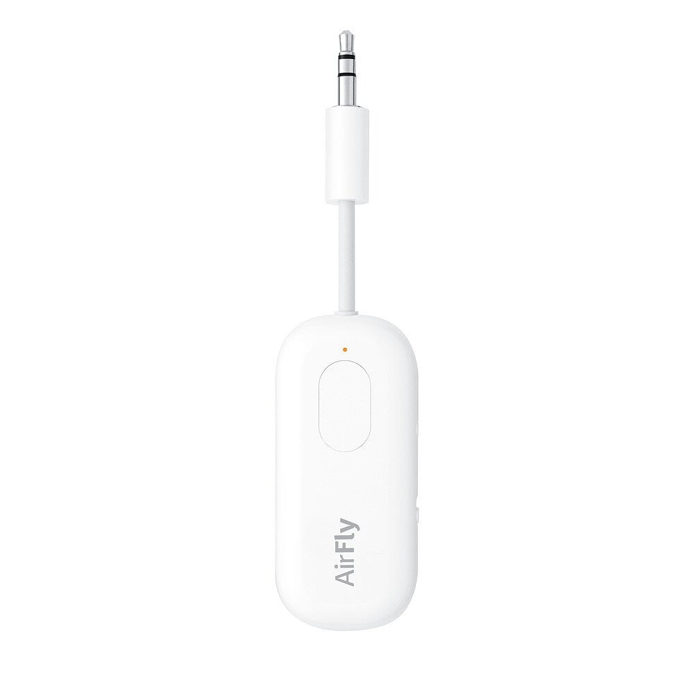  Twelve South AirFly SE, Premium Bluetooth Wireless Audio  Transmitter for AirPods or Wireless Headphones - Use with Any 3.5 mm Audio  Jack for In-Flight, TV, Gym and Tablets, White, 1 by