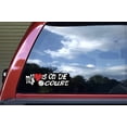 thumbnail image 5 of 10in x 3in My Heart Is On The Court Volleyball Bumper Sticker Ca, 5 of 6