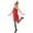 Red, variant on Red Tiered Flapper Dress Women's Costume One Size